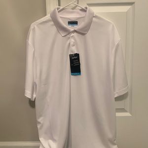 NWT PGA Tour Officially Licensed Airflux Golf Polo size XL (White)